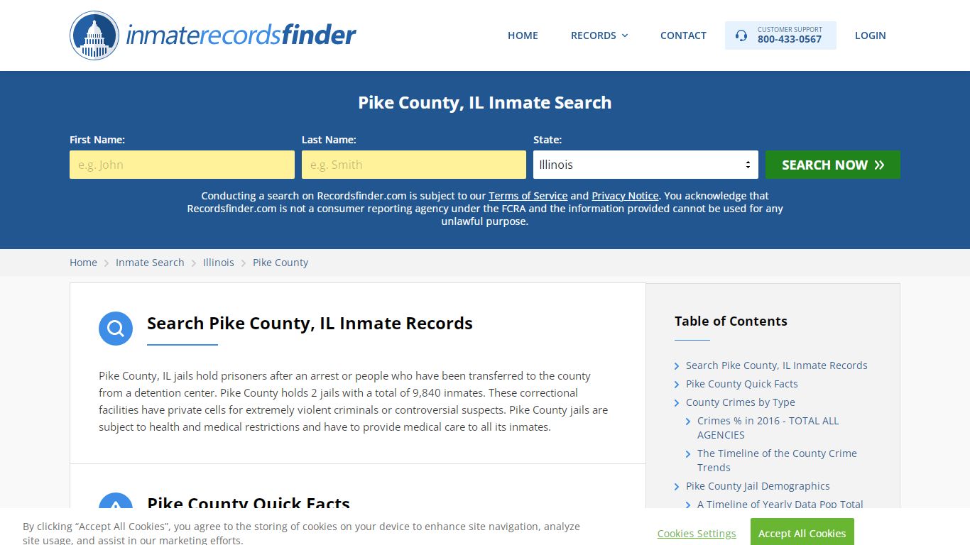 Pike County, IL Inmate Lookup & Jail Records Online